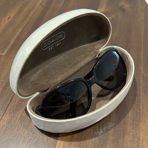 Used condition Coach Women’s sunglasses with hard case